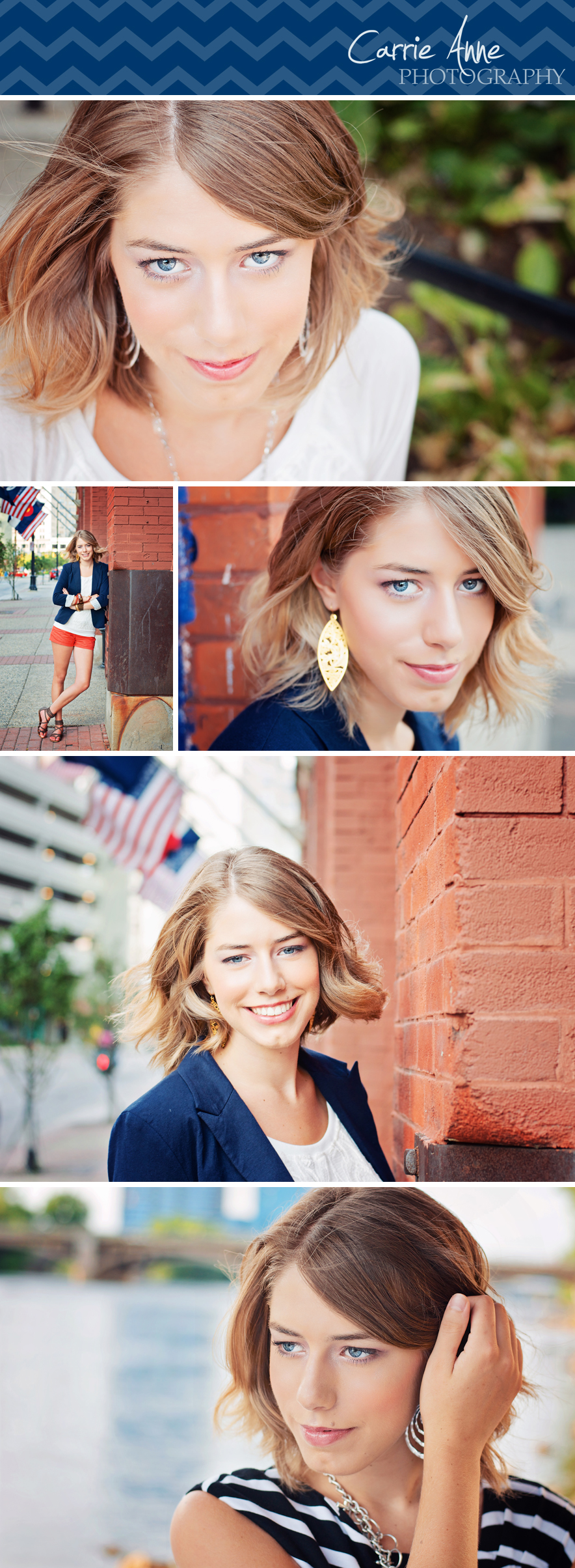 Funky, Urban Senior Girl Photography Downtown Grand Rapids, Michigan